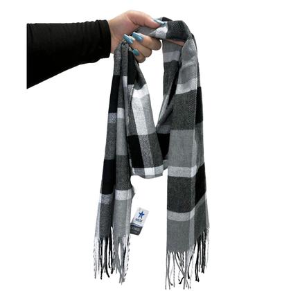 Imagem de Cachecol Lenço Feminino Para Inverno Redstar Winter Em Xadrez Poliéster