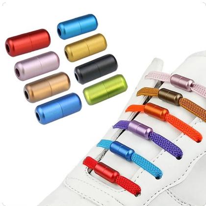 Imagem de Cadarço Elástico Achatado 6mm Sem Laço Fecho Cápsula Cores