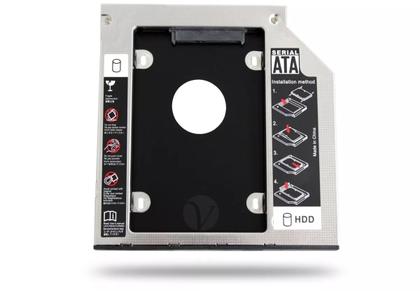 Imagem de Caddy Adaptador Notebook Para Segundo Hd/Ssd 9,5Mm Sata
