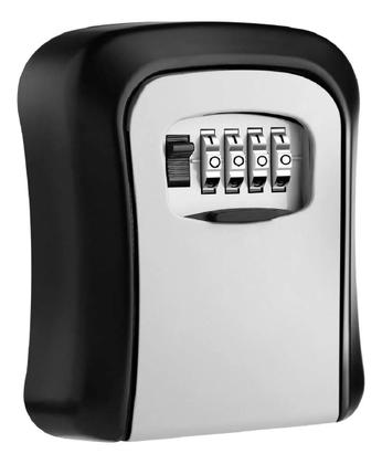 Imagem de Cadeado Caixa Segredo Cofre Parede Guarda Chaves Objetos