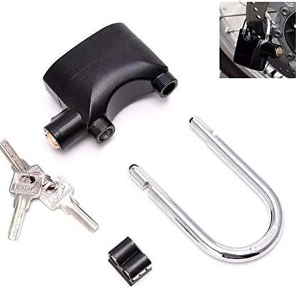 Imagem de Cadeado Com Alarme 2 Em 1 Sensor Movimento Anti Roubo Sirene 110Db Haste Longo Curto Moto Portao