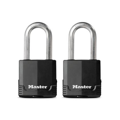 Imagem de Cadeado Master Lock M515XTLH Heavy Duty, pacote com 2 chaves