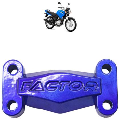 Imagem de Cadeado Mesa Guidão YBR 125 Factor 2009 2010 2011 2012 2013 2014 2015 2016 Azul
