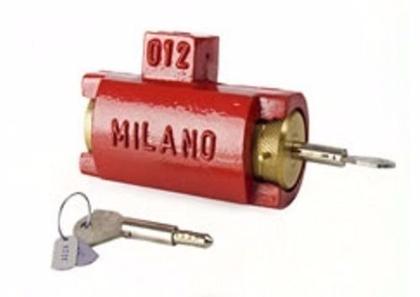 Imagem de Cadeado para Porta de AÇO Milano Tetra 12T Polyfort