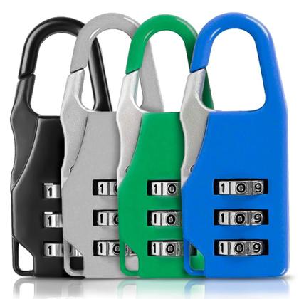 Imagem de Cadeado Senha Segredo Codigo 21mm Para Armario Malas Bolsa