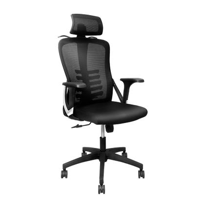 Cadeira de Escritório Presidente Ergonômica Reclinável Com Trava e Cabideiro ERGO BASIC Crivelo