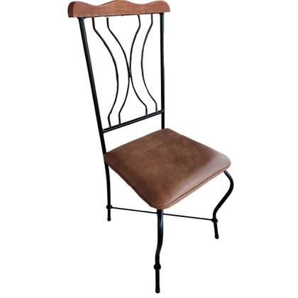 Imagem de Cadeira Moderna Estofada Impermeável De Ferro