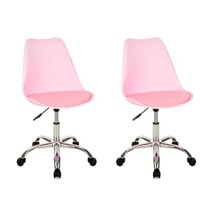 Imagem de Cadeira Secretária para Escritório Anima Com Rodízios 2 Unidades
