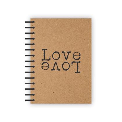 Imagem de Caderneta Espiral - Kraft De Notas Ecológica 1/8 - 80 Folhas Pautadas