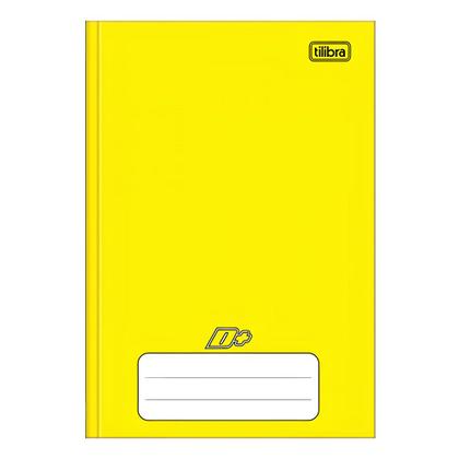 Imagem de Caderno 1/4 Pequeno Capa Dura c/ 48 Folhas Formato 140mm x 200mm Papel 56g/m² Amarelo