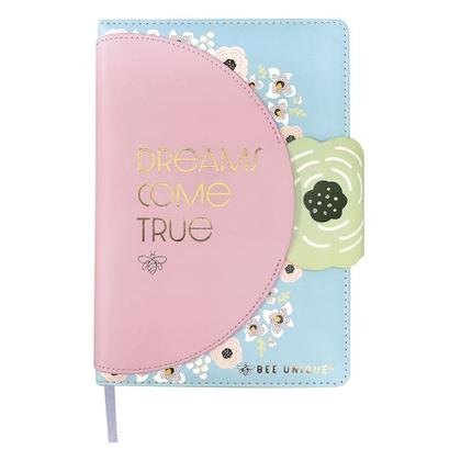 Imagem de Caderno A5 Dreams - Fecho D/Capa Almofadada/Pautado/ 80 Folhas