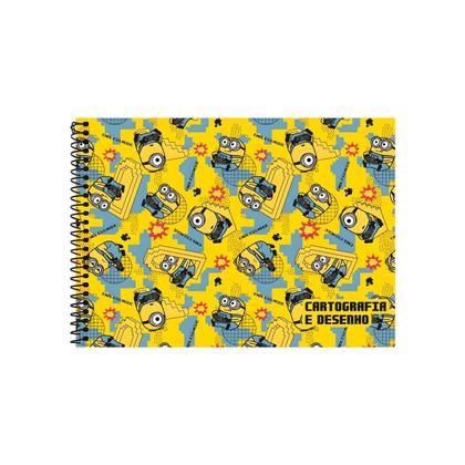 Imagem de Caderno De Desenho Escolar Capa Dura Minions Premium