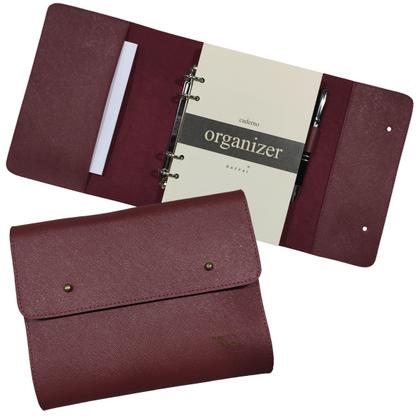 Imagem de Caderno Organizer 182-R Personalizado Raffai Couros