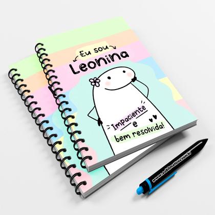 Imagem de Caderno Universitário 96fls Meme Flork Signo Leonina