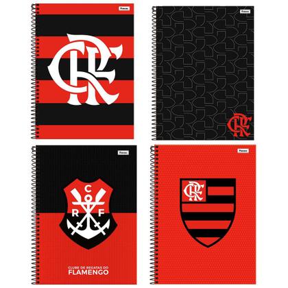 Imagem de Caderno Universitário Capa Dura 10 Matérias Flamengo