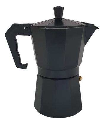 Imagem de Cafeteira de Fogão Moka Italiana De Alumínio até 6 Xícaras