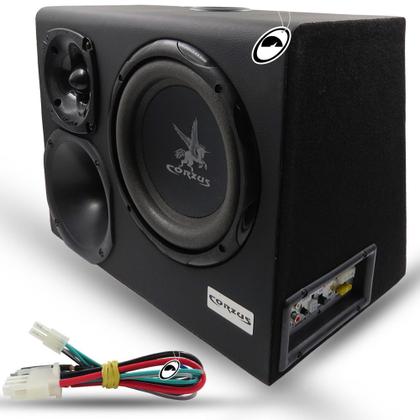 Caixa Amplificada Mini Trio CXMT 300 Corzus 300W RMS - Caixa de