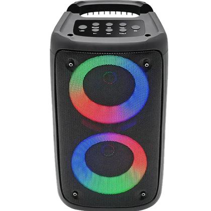 Imagem de Caixa Caixinha De Som Amplificada Portátil Bluetooth Led RGB 20W