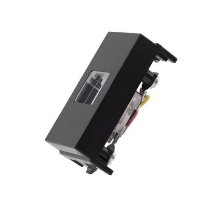 Imagem de Caixa com 10 unidades - mg preto modulo tom. telefone com rj11 4 fios ebony sleek (16538)