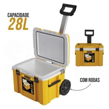 Caixa Cooler Com Rodas Tstak Dwst17824 Dewalt - 28 LITROS - Caixa