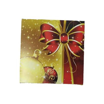 Imagem de Caixa De Natal 9 Brigadeiros - Modelo 1 - Kit 25 Unidades