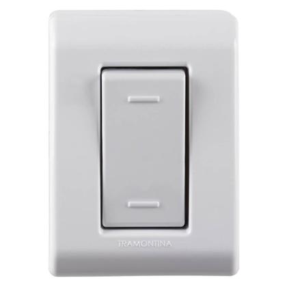 Imagem de Caixa de Sobrepor com 1 Interruptor Paralelo 10 Ampères 250 Volts LizFlex Branca - 57304005 - TRAMONTINA