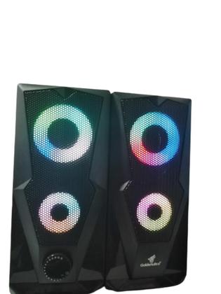 Imagem de Caixa De Som Para Pc 12w Gamer Usb 5v Led Rgb