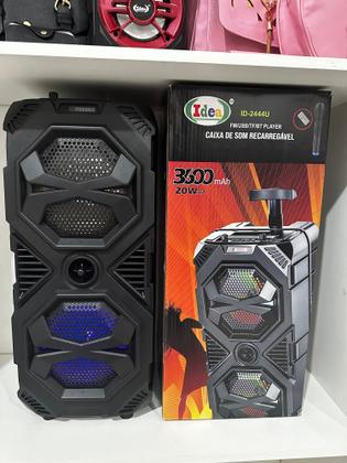 Imagem de Caixa de som recarregável 20w x2 3600mah