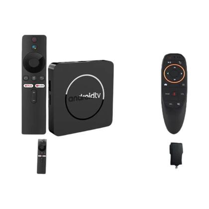 Imagem de Caixa De TV Inteligente Q10 Com 128G, Wi-Fi Duplo, Android 14, 8K HDR10+, Media Player E Assistente