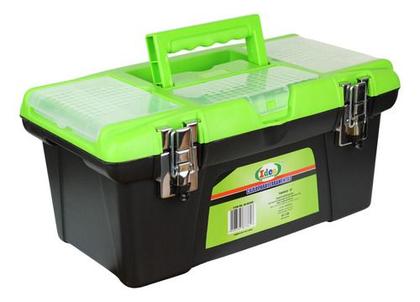 Caixa Ferramenta Reforçada Maleta Travas Metálicas 16 Média - Idea