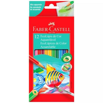 Imagem de Caixa Lapis Aquarelavel 120212g com 12 Faber Castell