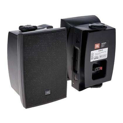 Imagem de Caixa Passiva Para Ambiente Preta (Par) 60W C321P - JBL