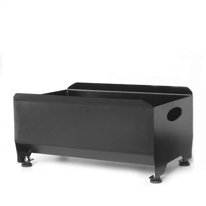 Imagem de Caixa Suporte Porta Lenha - Aço -P/ Lareira Master - Preto