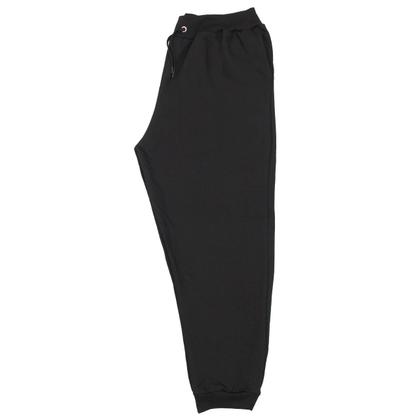 Imagem de Calça De Moletom Plus Size Preto Com Bolso Lateral Treino Quentinha G1 ao G5