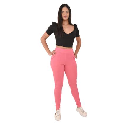 Imagem de Calça Feminina Malha Crepe Estilo Jogger