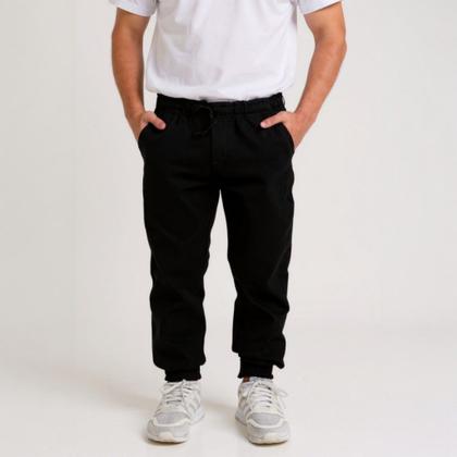 Imagem de Calça Infantil Jeans Jogger Masculina Menino Com Punho