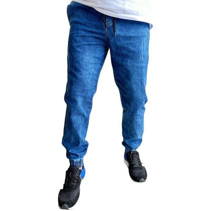 Imagem de CALÇA Jeans JOGGER MASCULINA SARJA COM ELASTICO