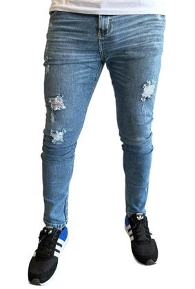 Imagem de calça jeans masculina skinny e slim lançamento com elastano varios modelos a pronta entrega