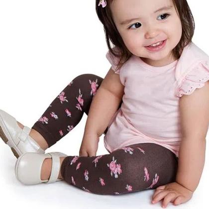 Imagem de Calça Legging Floral Algodão Lupo 13501-020 Baby