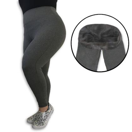 Imagem de Calça Legging Plus Size Heide Ribeiro Flanelada Térmica