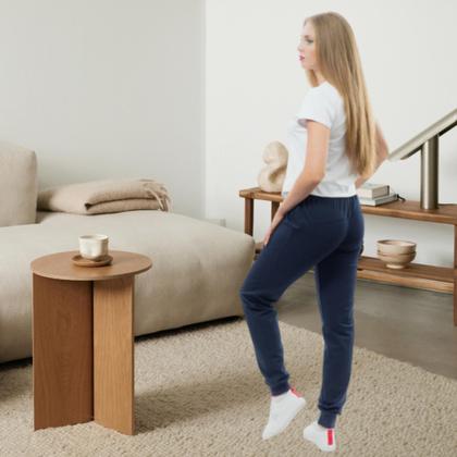 Imagem de Calça Moletom Feminina Jogger Flanelada Algodão