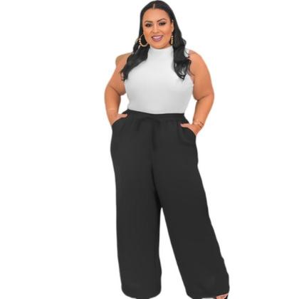 Imagem de Calça Pantalona Feminina Plus Size G1 G2