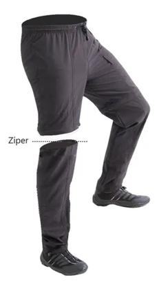 Imagem de Calça Vira Bermuda Mar Negro Com Elastano Pesca Uv+50 Hidronatic P Ao G3 6 Bolsos Secagem Rápida