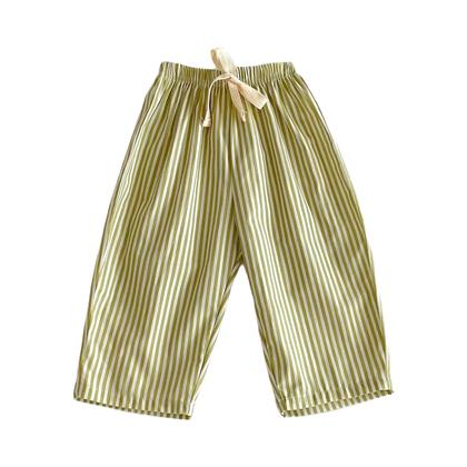 Imagem de Calças Harem Listradas Infantis Para Meninos E Meninas De 1 a 5 Anos, Calças Largas E Soltas,