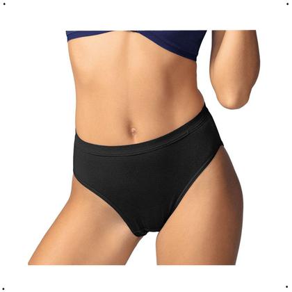 Imagem de Calcinha Calça Cavada Lithos Cotton DeMillus 056014 básica