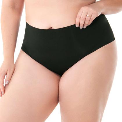 Imagem de Calcinha Tanga Plus Corte a Laser Preta