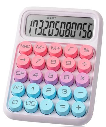 Imagem de Calculadora Mr. Pen Mechanical Switch de 12 dígitos com display LCD