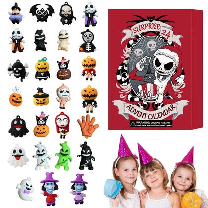 Imagem de Calendário do Advento Chengchuang Halloween 2024 com 24 presentes