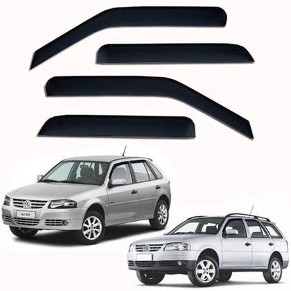 Imagem de Calha de Chuva 4 PortasbrGol e Parati G2 G3 G4 98 até 2014brExceto Gol G5