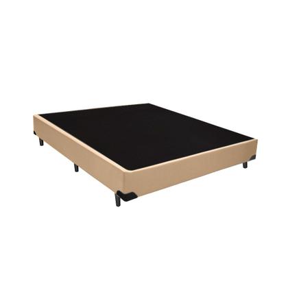 Imagem de Cama Box Blindado Viúva HomeQueen Sintético Bege 40x128x188